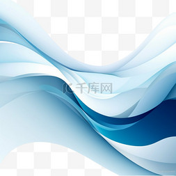 波浪形壁纸图片_抽象的蓝色波浪形