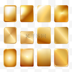 黄金渐变背景图片_金属金色渐变。设计矢量正方形金