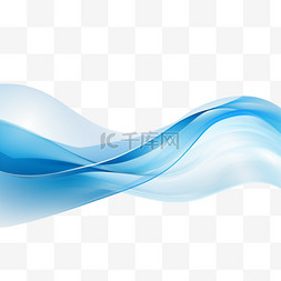 水流抽象图片_透明蓝波演示背景