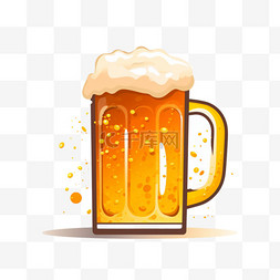 啤酒展示图片_平面设计国际啤酒日概念