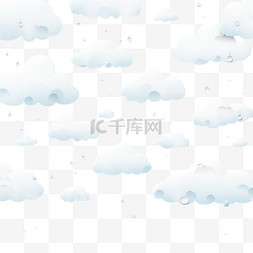 云和雨滴图片_带云和水滴的降雨背景