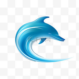 可编辑文字效果图片_海豚蓝文本效果可编辑的海和水文