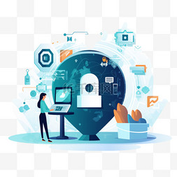 隐私保护技术不足图片_全球数据安全、个人数据安全、网