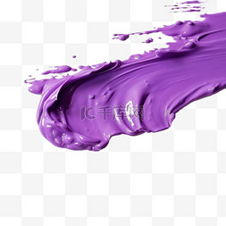 点颜色图片_笔触笔墨紫色墨点颜色色彩颜料