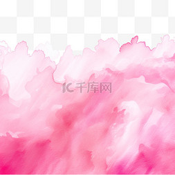 详细的手绘粉红色水彩画背景