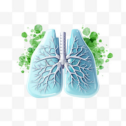 健康肺部图片_用健康防护罩保护肺部