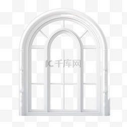 室内装饰素材图片_逼真的拱形窗套