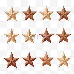 星星的小图标图片_闪烁的星星矢量图标设置为扁平的