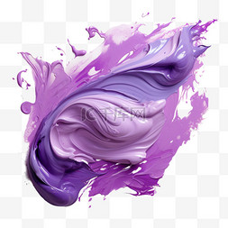 笔触笔墨墨点颜色色彩颜料紫色