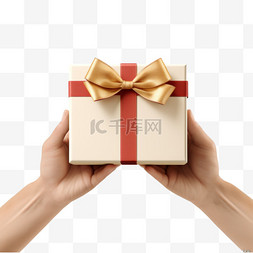 手礼物盒图片_拿着礼物盒的白皮肤手