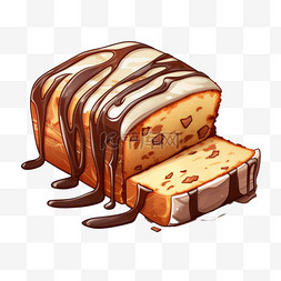 松软蛋糕糕点美食食物奶油面包