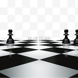 方格白色图片_黑色跳棋方块背景。