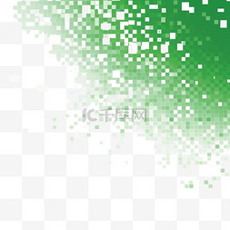 网点圆形图片_绿色抽象半色调背景