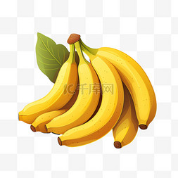 美食家们香蕉水果黄色香蕉