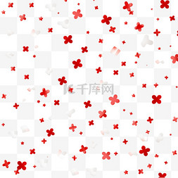 红方框图片_多个不同的红十字