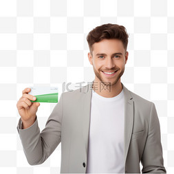 拿银行卡的图片_拿着一张浅绿色的银行卡的人