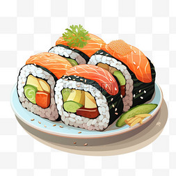 寿司美食之旅美食美味烧烤菜品小