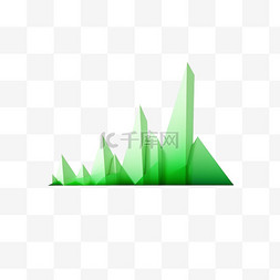商业绿背景图片_业务份额市场增长绿箭背景