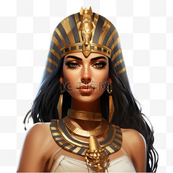 埃及异域女王免扣元素装饰素材