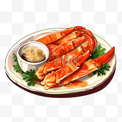 下酒菜螃蟹重阳菜品大闸蟹美食习