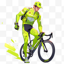 自行车再创佳绩绿色立体体育亚运
