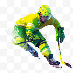 滑冰一骑绝尘立体亚运会运动员绿