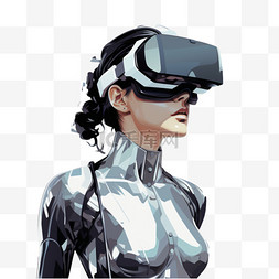 虚拟货品图片_虚拟眼镜科幻元素立体免扣图案