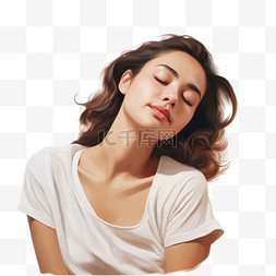 胳膊上图片_睡在胳膊上的年轻女人
