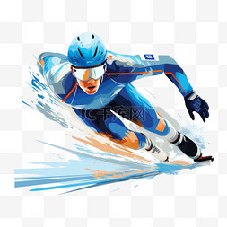 速滑运动员