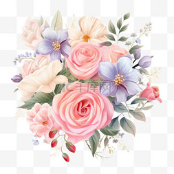 婚礼欧式花束图片_礼物喜欢感恩花束花团送花花蕊感