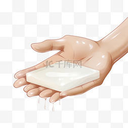手的皮肤图片_用肥皂清洗晒黑的皮肤手