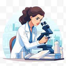 涵養水分子图片_用显微镜研究分子的女科学家