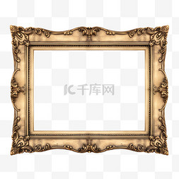 画框造型图片_画框复古艺术造型元素立体免扣图