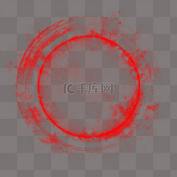 红色圆环红色圆环光线圆