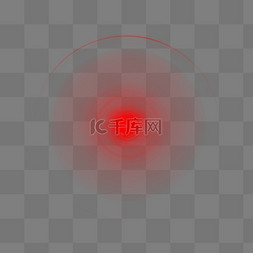线条超红激光光线圆红色圆环