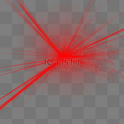 圆环红色激光红色镭射线线条