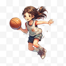 投篮球图片图片_女篮投蓝球女孩子女篮立体可爱打