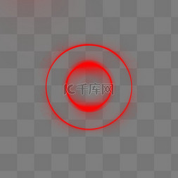 圆红色图片_线红光光线圆红色圆环