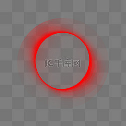 圆环红色图片_镭射光线红色圆红色圆环光线