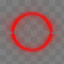 光线超能线条红色圆环光线圆