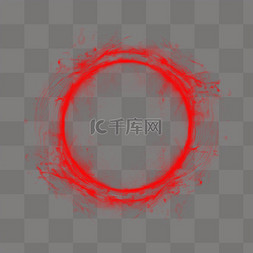 线条红色红色圆环光线圆