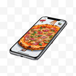 现在订购图片_在移动应用程序中在线订购披萨