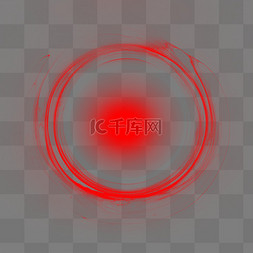 圆红色图片_红颜色线条圆红色圆环光线