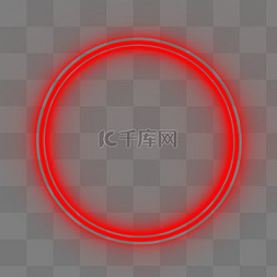 镭射超能线条红色圆环光线圆