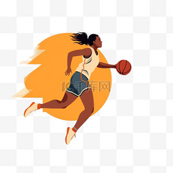 女篮投球女孩子比赛女篮运动员篮