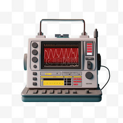 心脏病日护士心电监护仪AED医疗箱