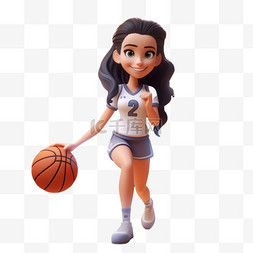 篮球女图片_女篮篮球女孩子女篮立体风篮球运