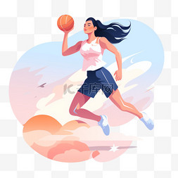篮球扣篮图片_女篮投篮篮球女篮运动员篮球