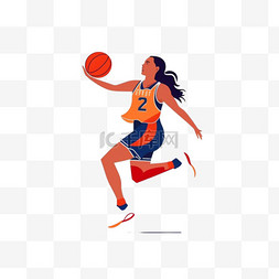 女孩打篮球图片_篮球女孩女篮运动员篮球
