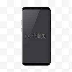 安卓软件系统标志图片_黑色安卓智能手机